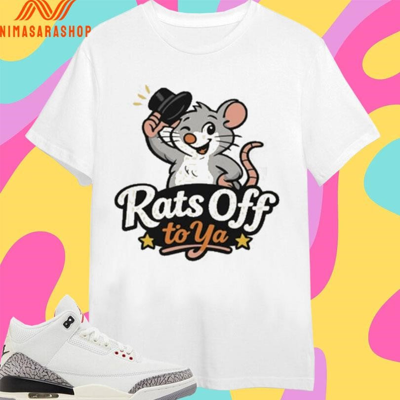 Rats Off To Ya Retro Winking Rat Mascot Shirts