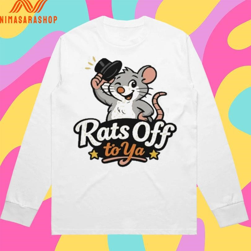 Rats Off To Ya Retro Winking Rat Mascot Shirts