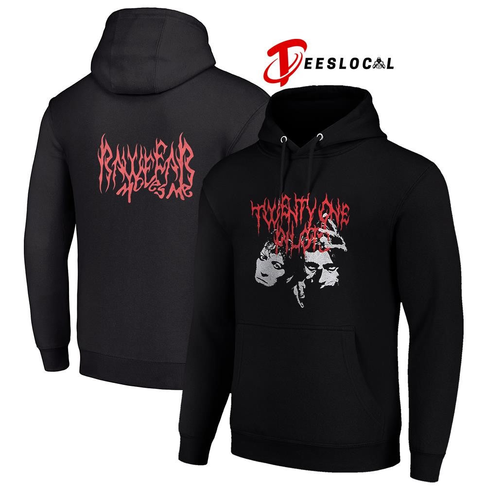 Rawfear moves me Twenty One Pilots graphic shirt