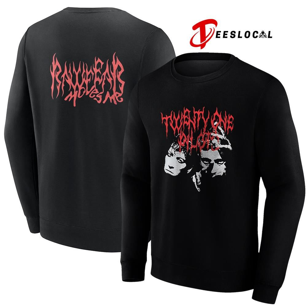 Rawfear moves me Twenty One Pilots graphic shirt