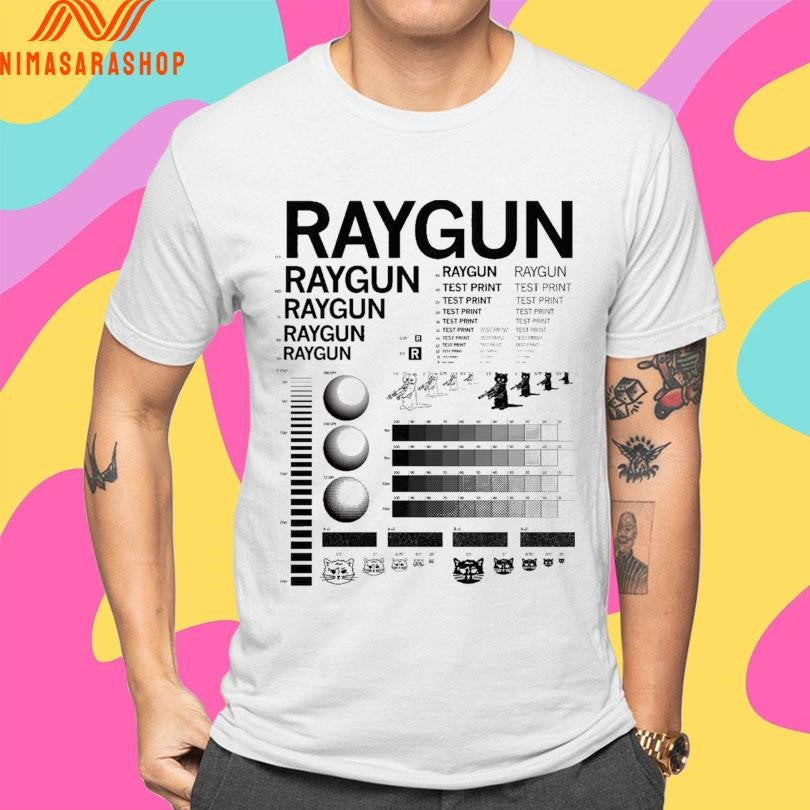 Raygun Screenprint Test Shirts