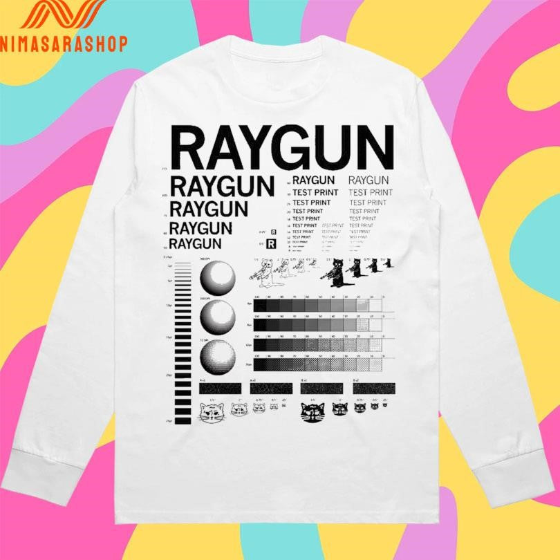 Raygun Screenprint Test Shirts