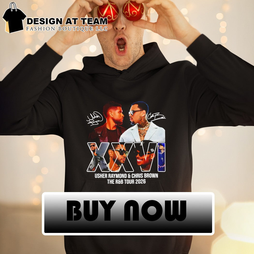 Raymond Brown Tour 2026 Usher x Chris Brown signature shirt