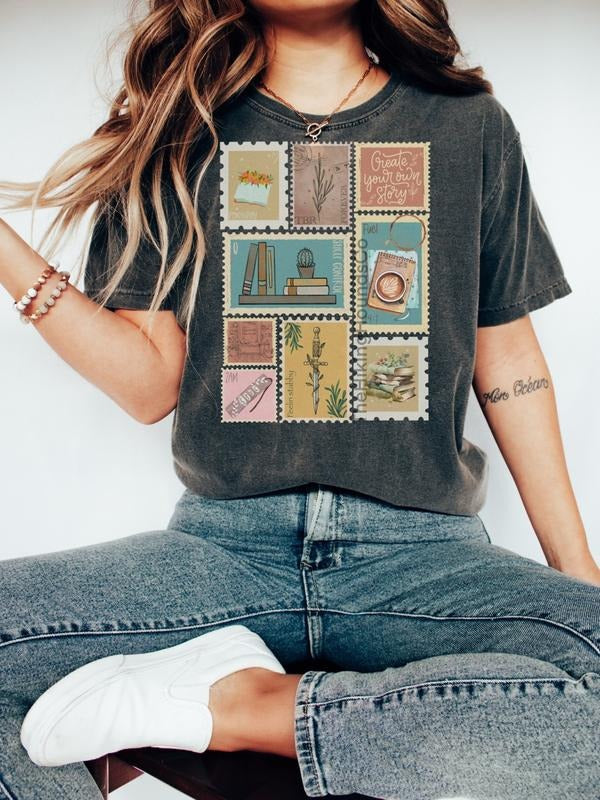 Reader stamp t-shirt, Book lover Hoodie, Sweatshirt | PrintMintTees.com