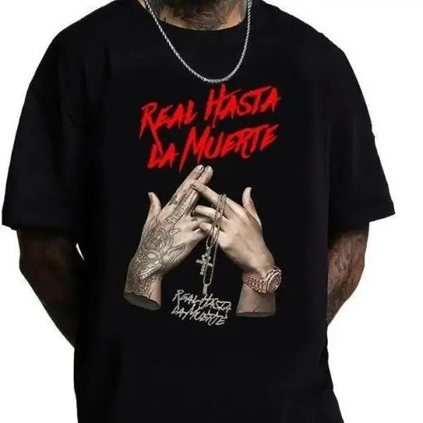 Real Hasta La Muerte Music Tour T-Shirt Unisex Gift For Fans Hoodie Sweatshirt | PrintMintTees.com