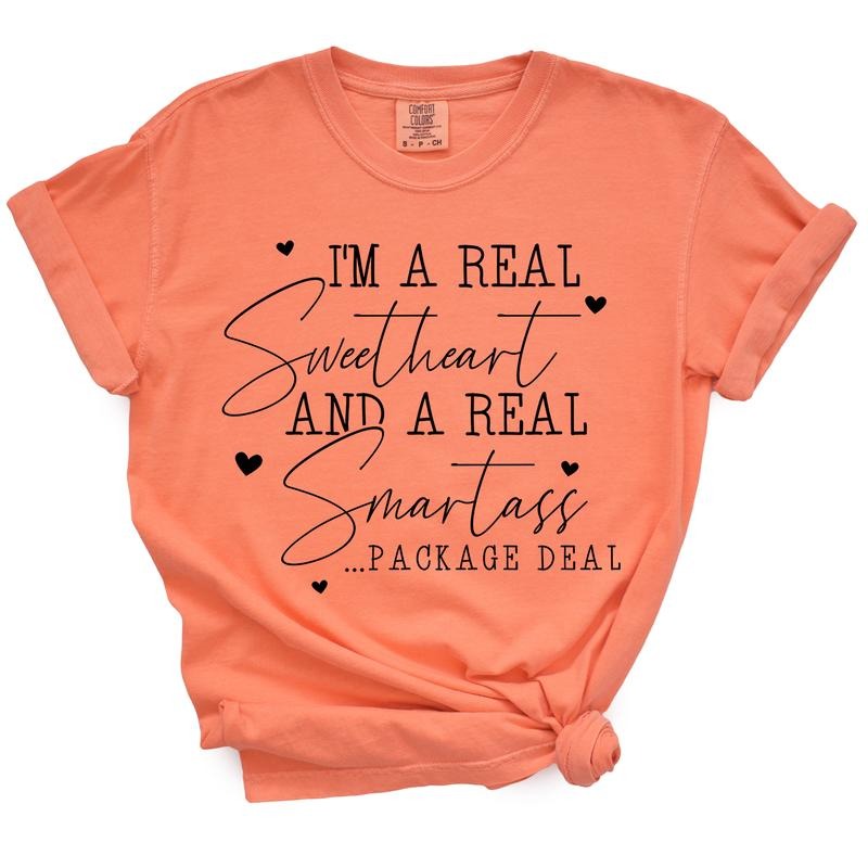 Real Sweetheart & Smartass Package Deal TShirt Hoodie Sweatshirt | PrintMintTees.com