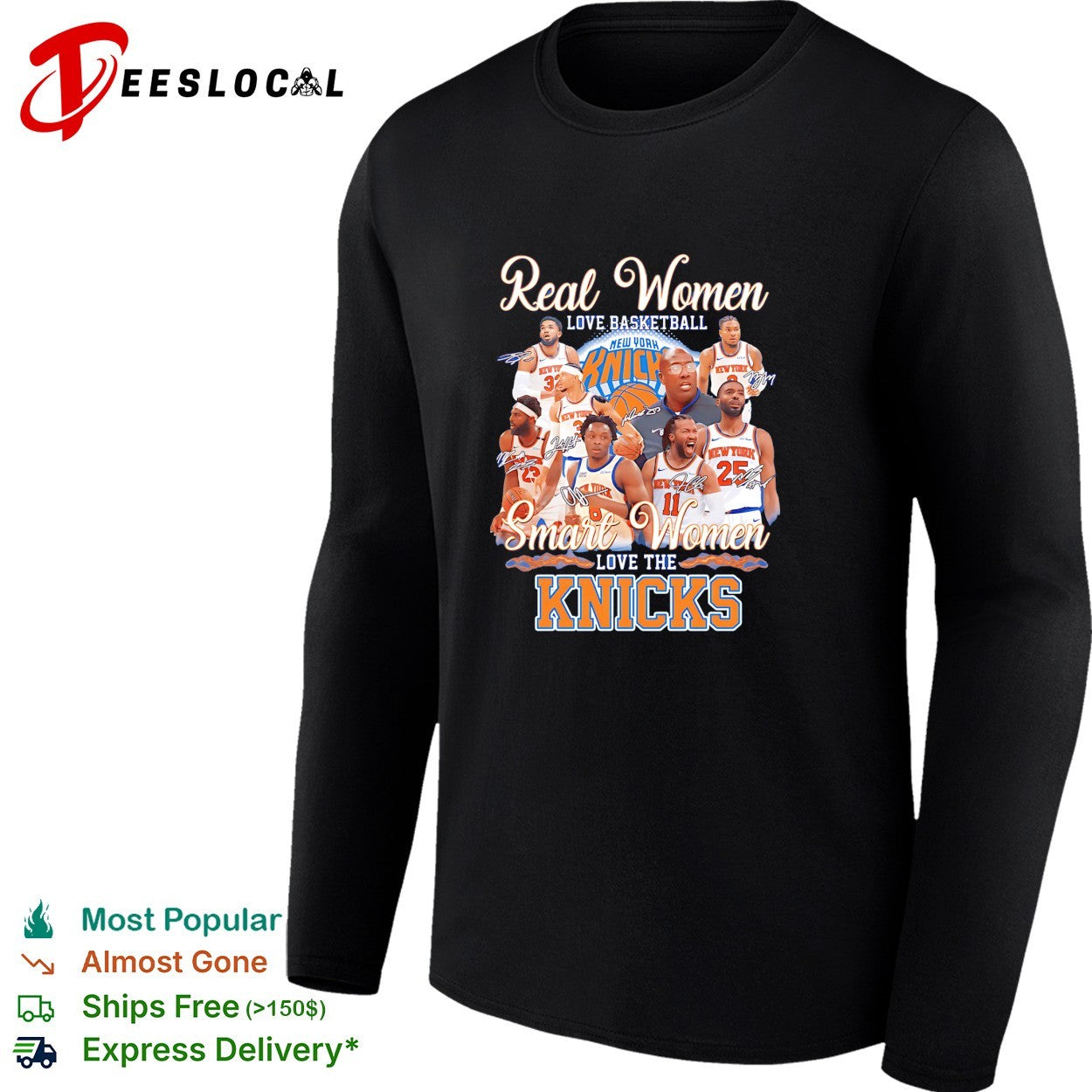 Real women love basketball smart women love the Knicks shirt
