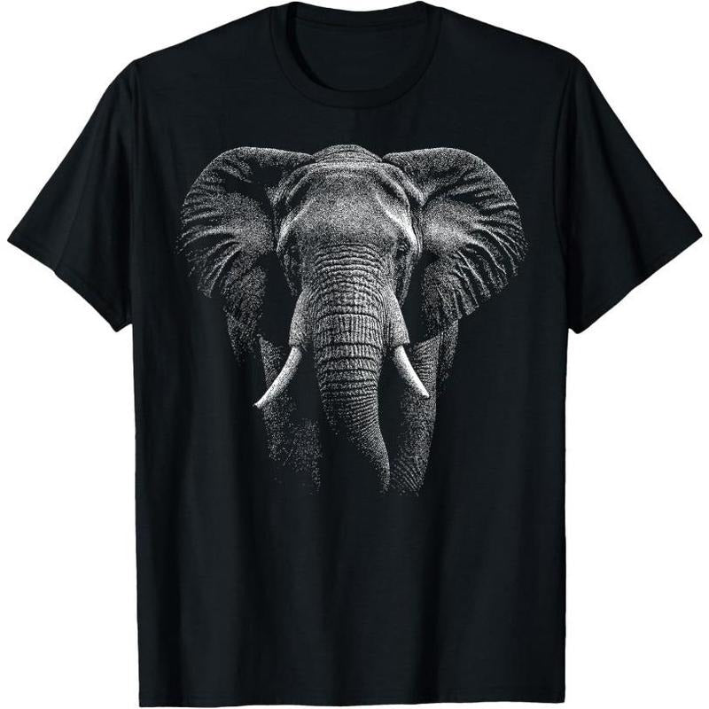 Realistic Elephant T-Shirt Made in USA Hoodie Sweatshirt | PrintMintTees.com