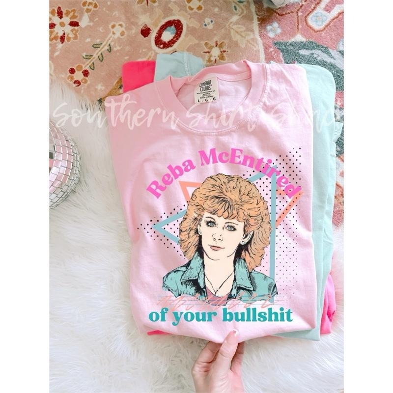 Reba McinTired of your BS T shirt  | Blossom comfort colors t shirt | Reto Reba Hoodie Sweatshirt | PrintMintTees.com