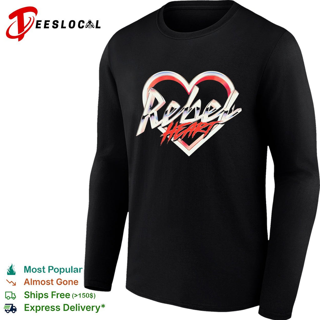 Rebel Heart AEW Wrestling Logo shirt