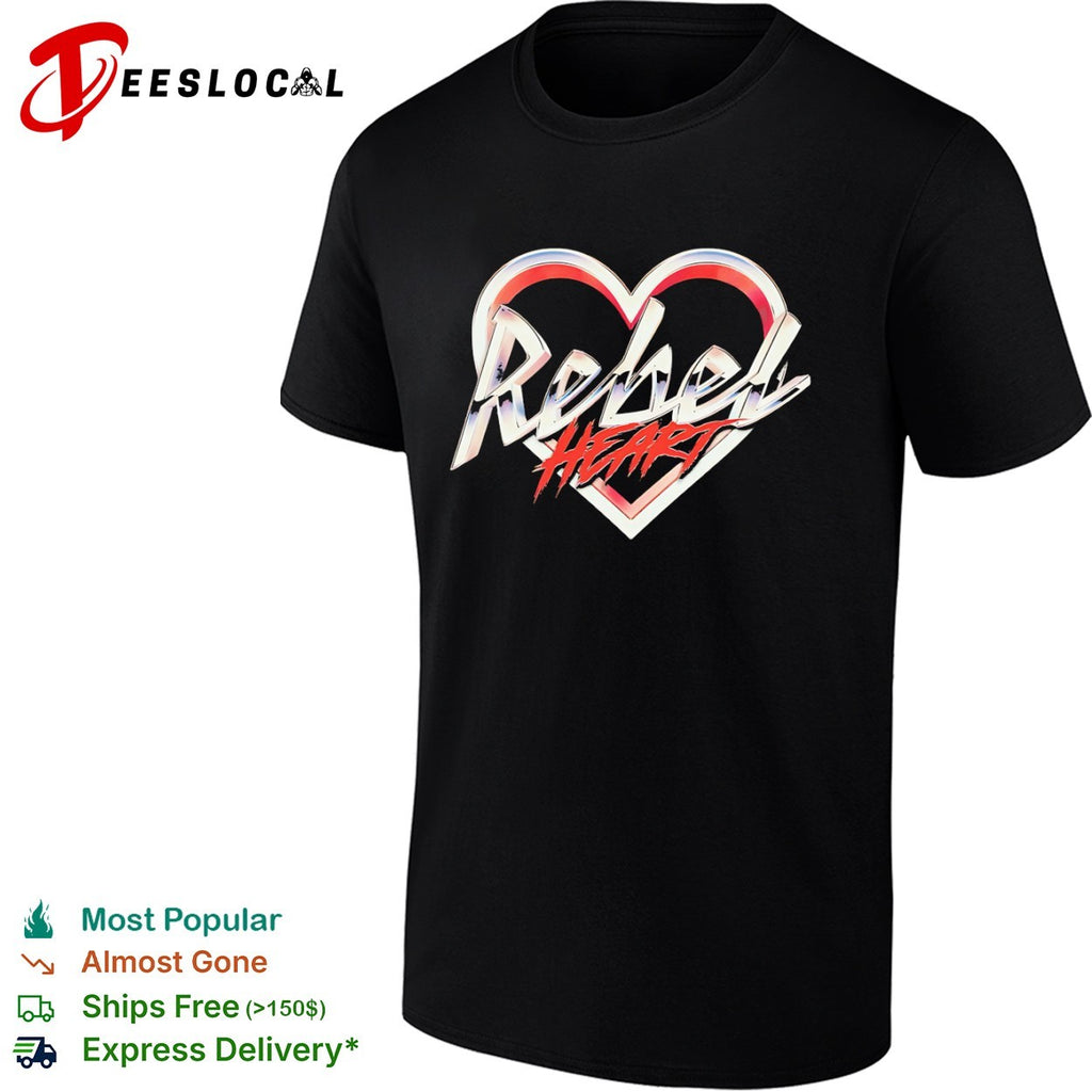 Rebel Heart AEW Wrestling Logo shirt