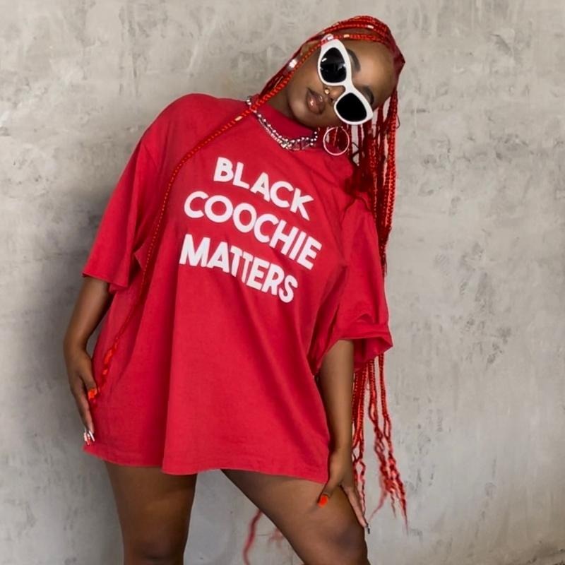Red BCM Mock Neck T-Shirt Hoodie Sweatshirt | PrintMintTees.com