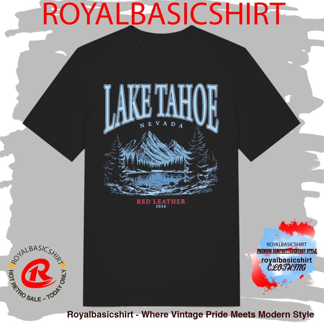 Red Leather Lake Tahoe T-Shirt