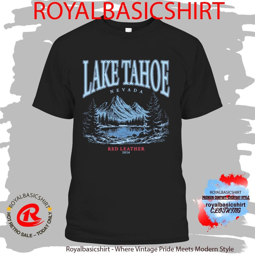 Red Leather Lake Tahoe T-Shirt