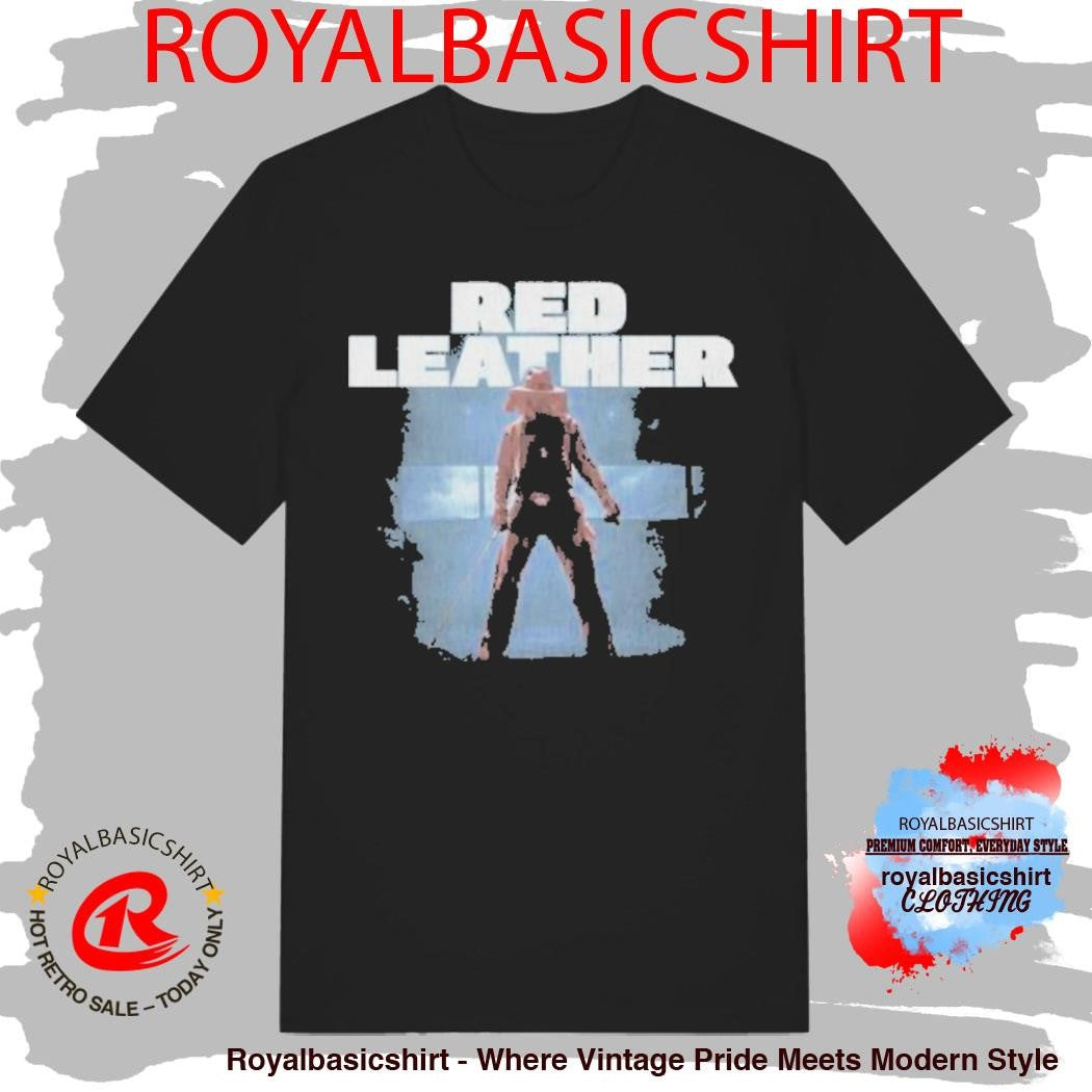 Red Leather Whip T-Shirt
