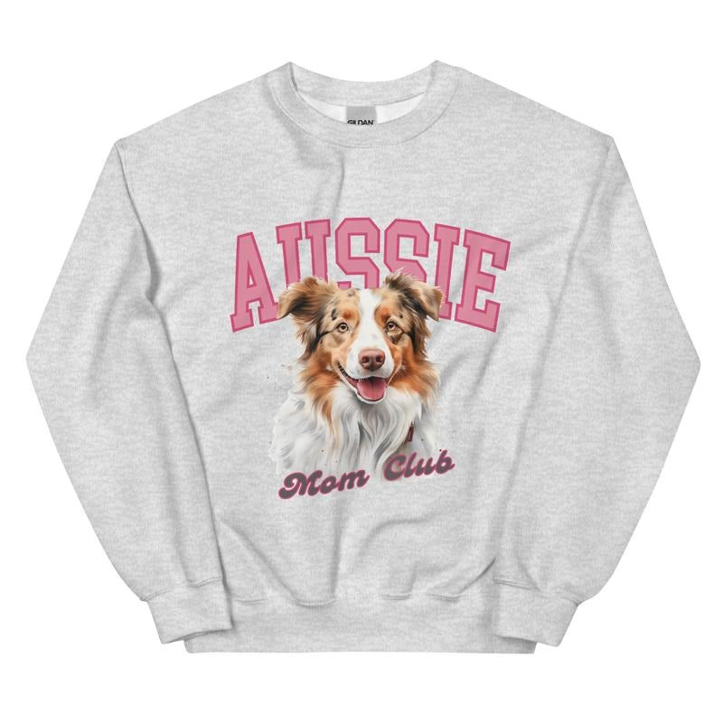 Red Merle Aussie Dog Mom Club Sweatshirt