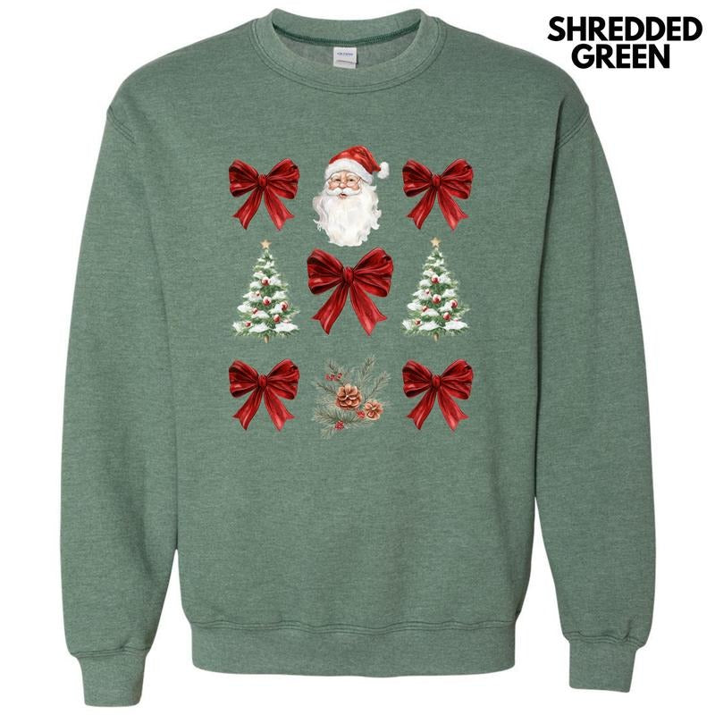 Red Santa Collage Sweatshirt 'NLB' T-Shirts, Hoodie | PrintMintTees.com