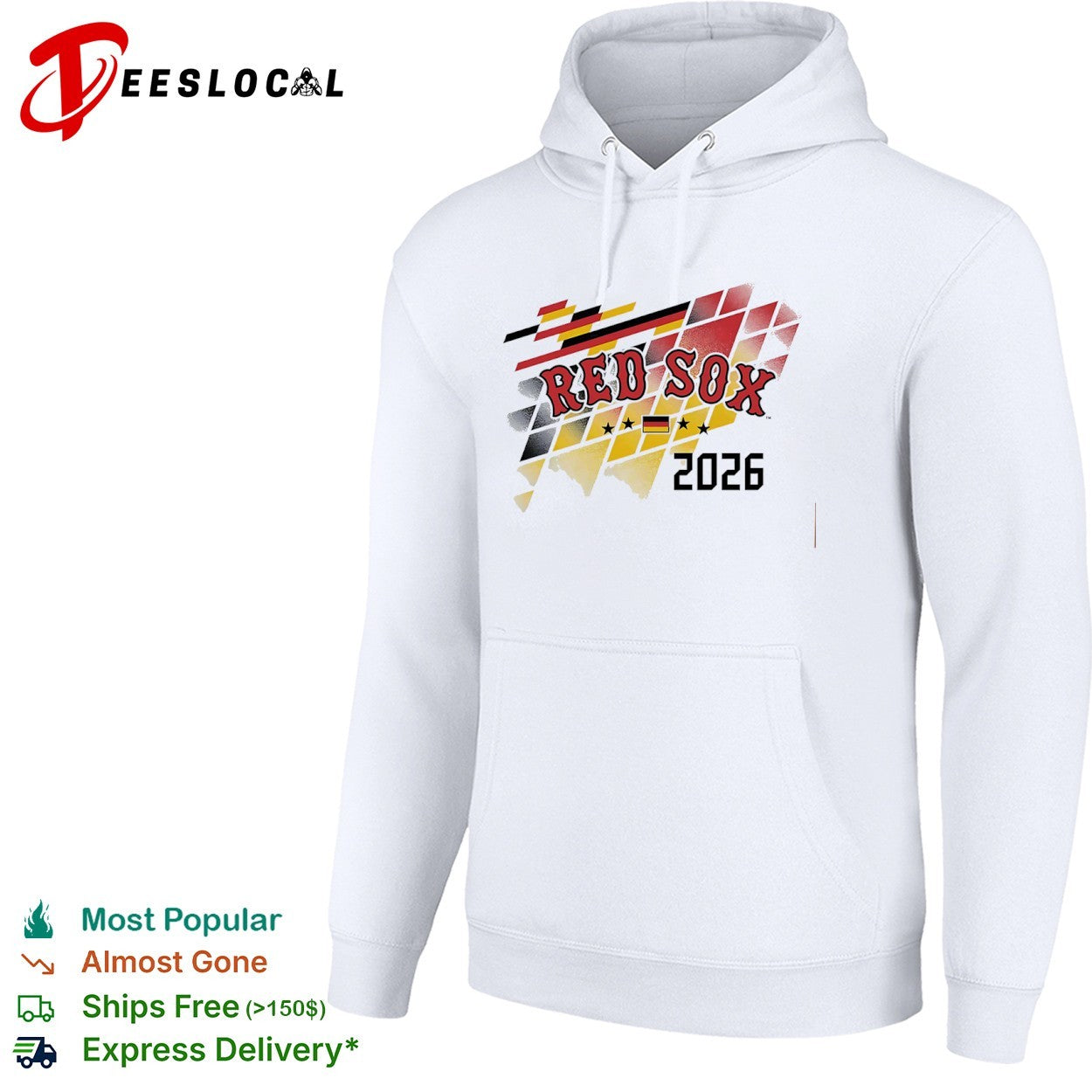 Red Sox 2026 Germany Flag Racing shirt