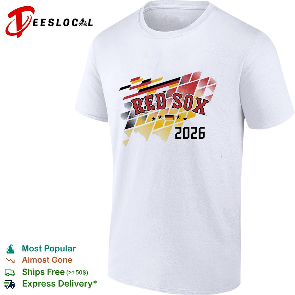 Red Sox 2026 Germany Flag Racing shirt