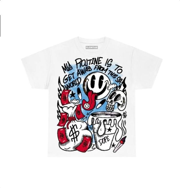 Red Taxi 12s T-Shirt Stay Out Graphic Design Hoodie Sweatshirt | PrintMintTees.com