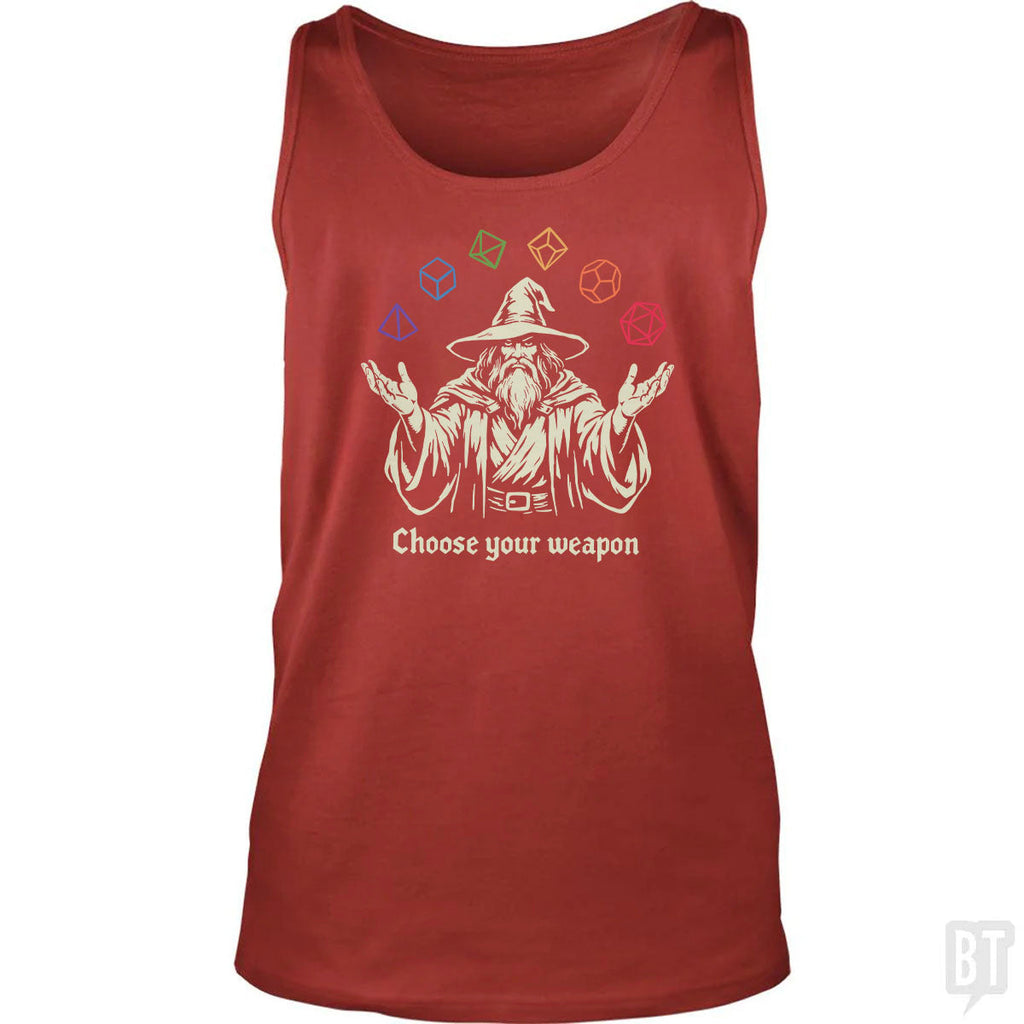 Wizard Weapon Tank Top
