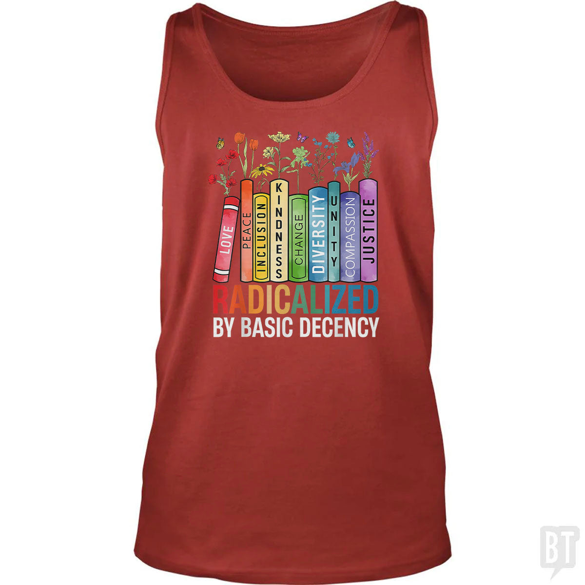 Book Flower Tank Top
