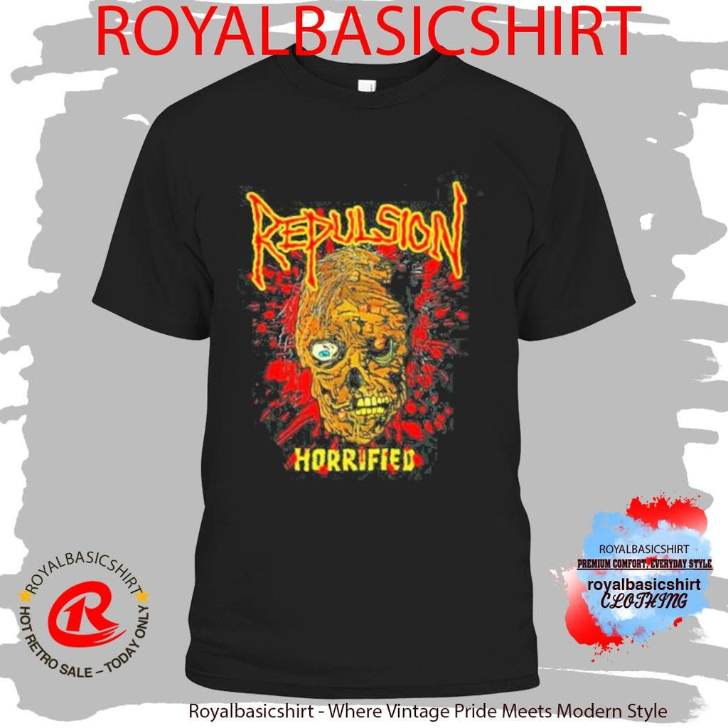 Repulsion Horrified W Backprint T-Shirt