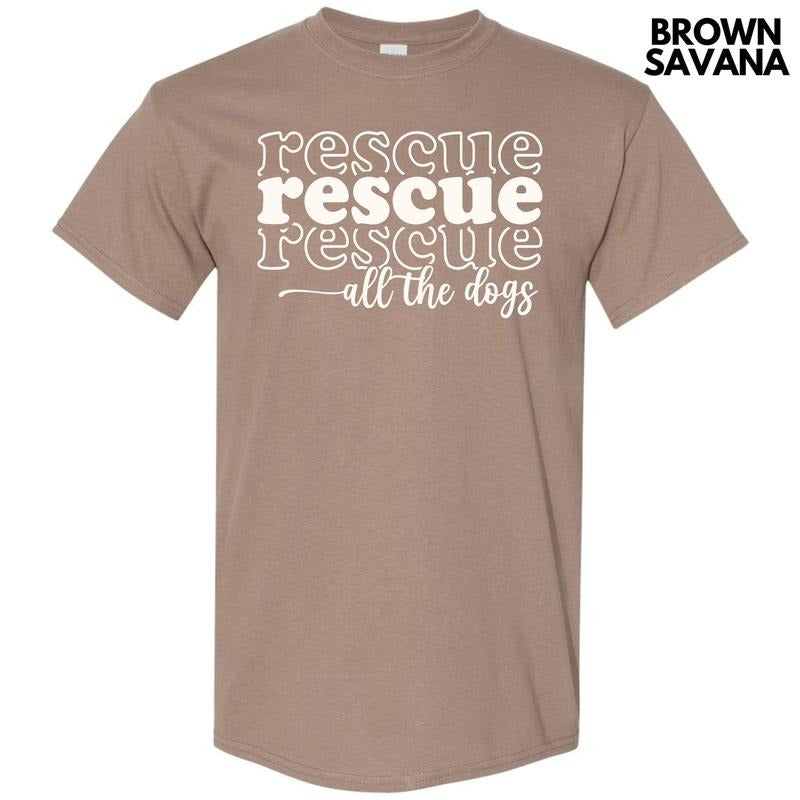 Rescue All Dogs Gildan Short Sleeve T-Shirt 'NLB' Hoodie Sweatshirt | PrintMintTees.com