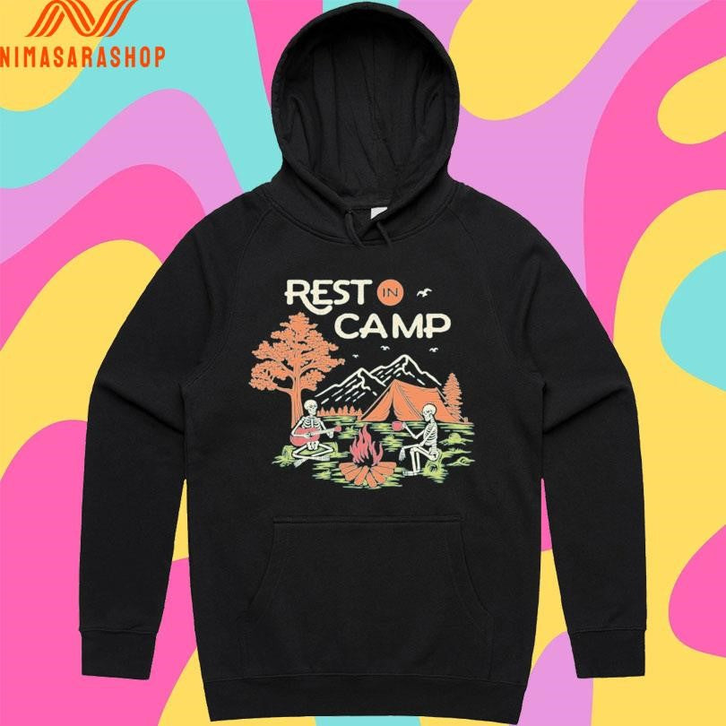 Rest In Camp Skeletons Shirts