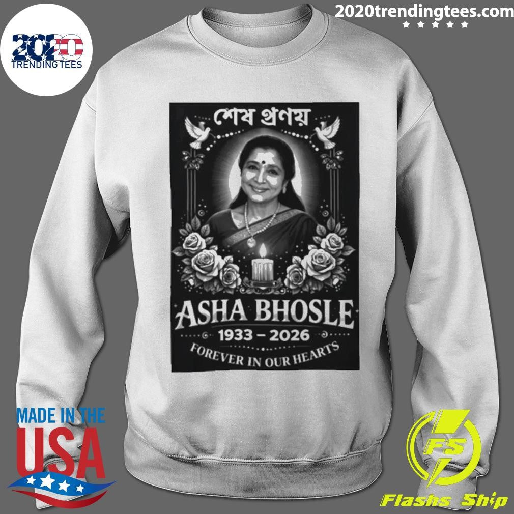 Rest In Peace Asha Bhosle Forever In Our Hearts 1933-2026 Shirt
