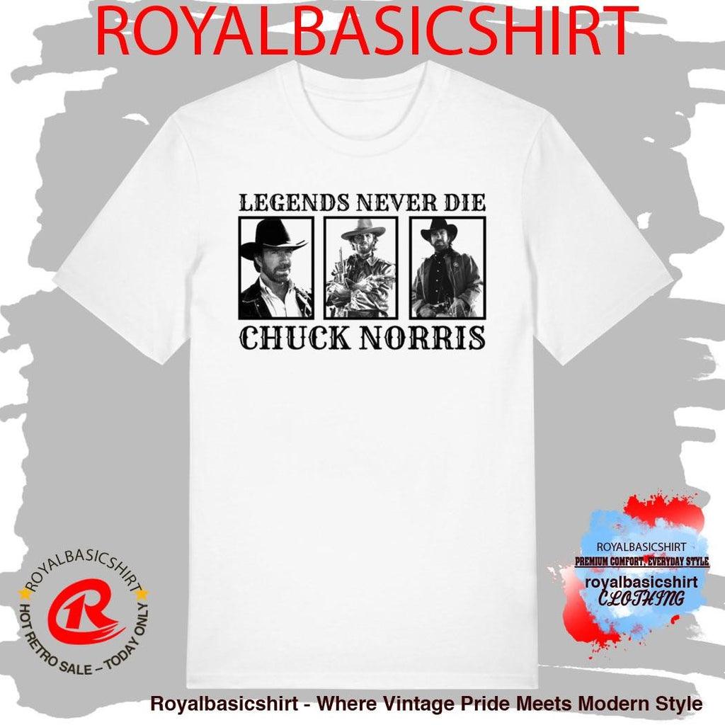 Rest In Peace Chuck Norris Heaven Needed Security Tribute Shirt