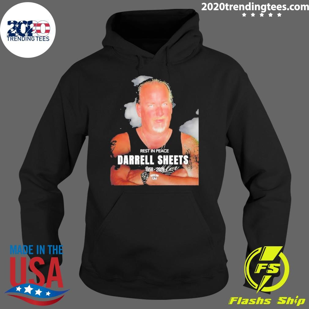 Rest In Peace Darrell Sheets 1958 2026 Shirt