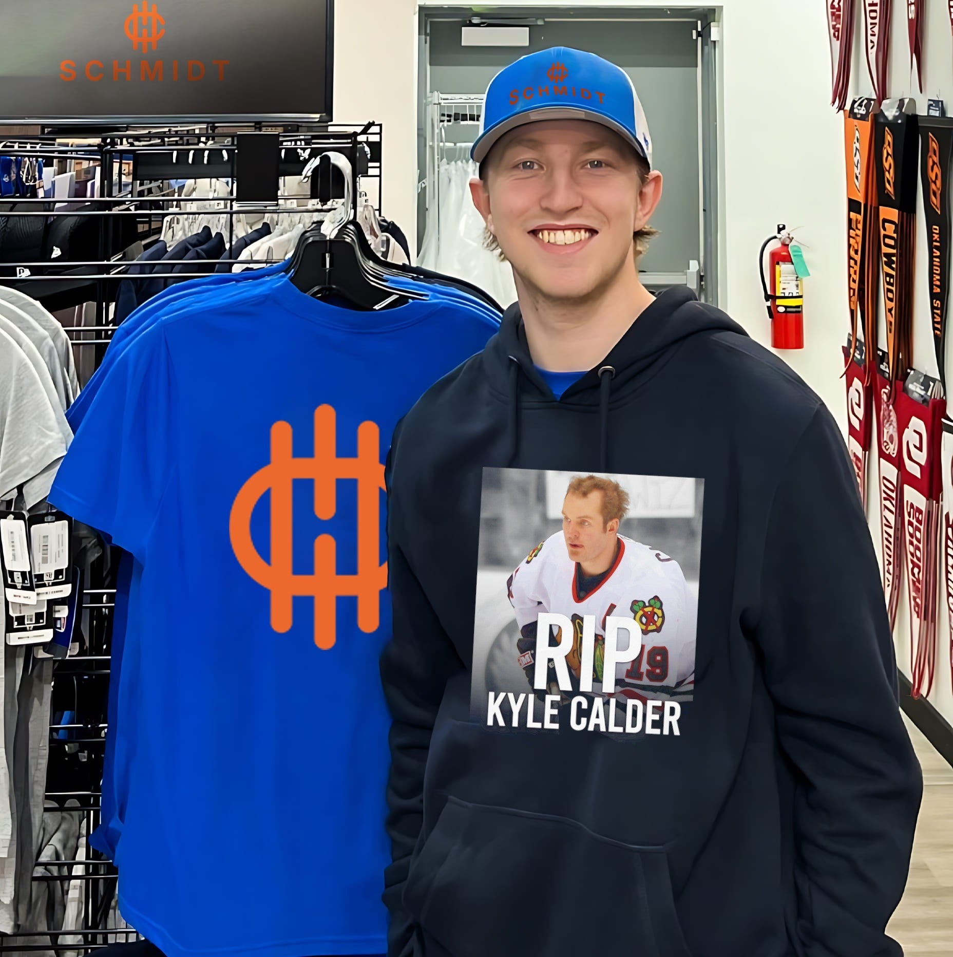 Rest in Peace Kyle Calder shirt