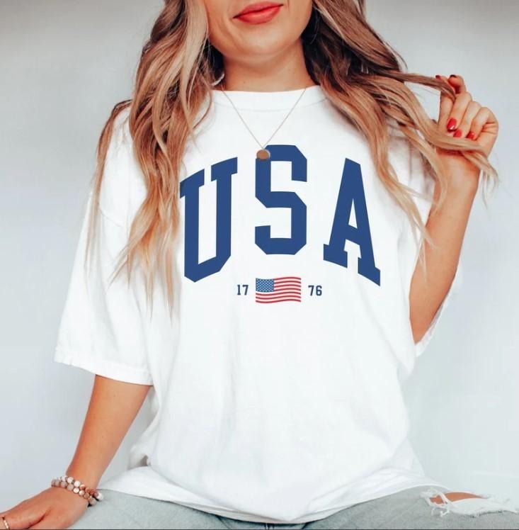 Retro 4th of July t-shirt, America Shirt, 4th of July, American Flag Shirt, Independence Day Shirt Hoodie Sweatshirt