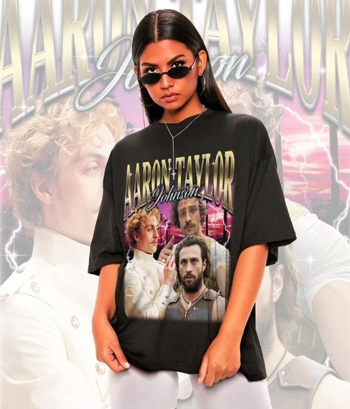 Retro Aaron Taylor Johnson Shirt Unisex Hoodie Sweatshirt | PrintMintTees.com