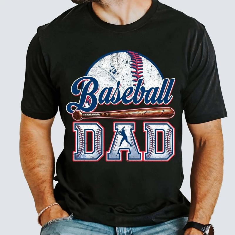 Retro Baseball Dad Shirt for Men Game Day Sports Dad Life Father's Day Gift Unisex Premium 100% Cotton Hoodie Sweatshirt