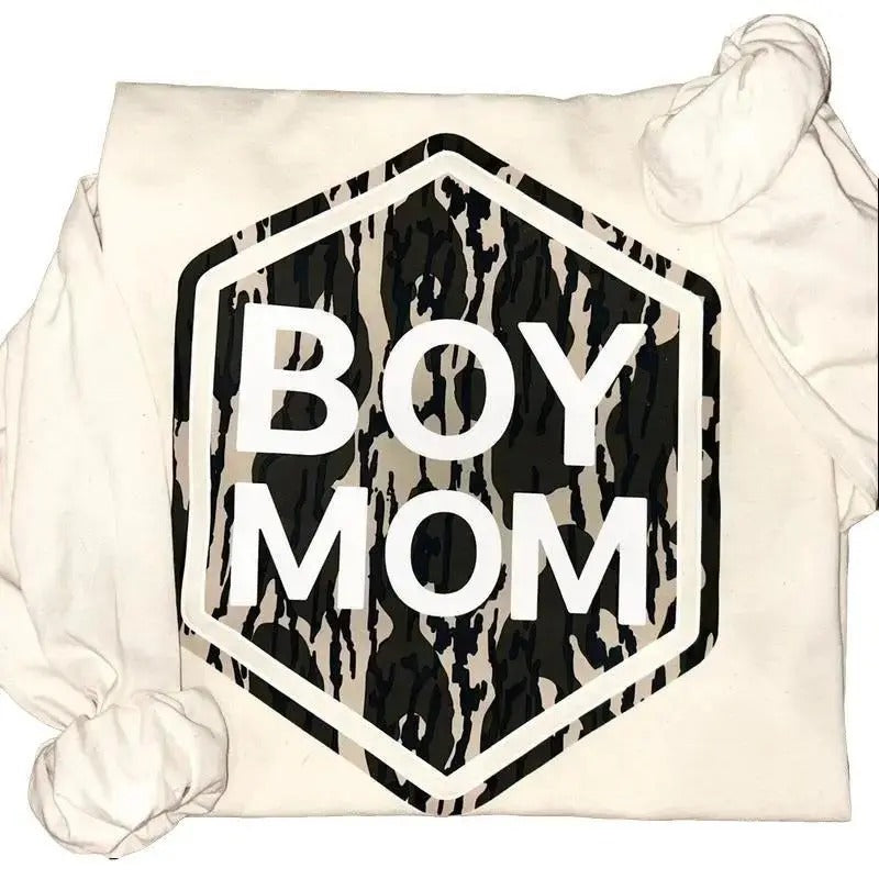 Retro Bottomland Boy Mom Oldschool Camo Pattern Unisex Sweatshirt, Vintage Camo Mama Shirt Full Sizes, Full Colors...