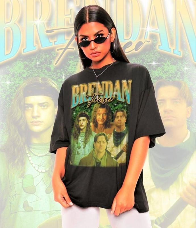Retro Brendan Fraser Shirt -breandan fraser hoodie,brendan fraser vintage shirt,brendan fraser sweatshirt,brendan fraser...