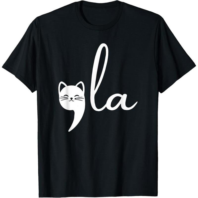 Retro Cat Comma La Kamala Harris For President 2024 Election T-Shirt made in usa Hoodie Sweatshirt | PrintMintTees.com