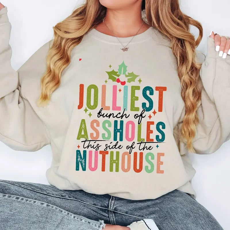 Retro Christmas Sweatshirt, Funny Christmas Quote Sweatshirt, Christmas Vacation Shirt, Xmas Shirt, Winter Holiday Shirt,...