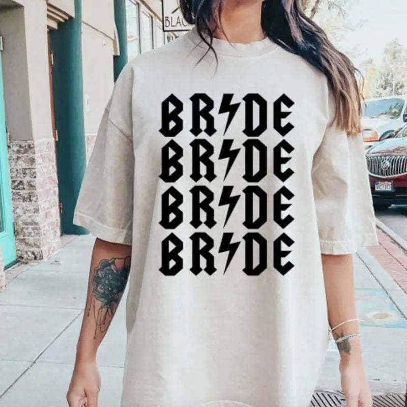Retro Custom Bride Shirt, Custom Bridesmaids Shirt, Personalized Bachelorette Party Shirt, Bridal Gift, Honeymoon Gift,...