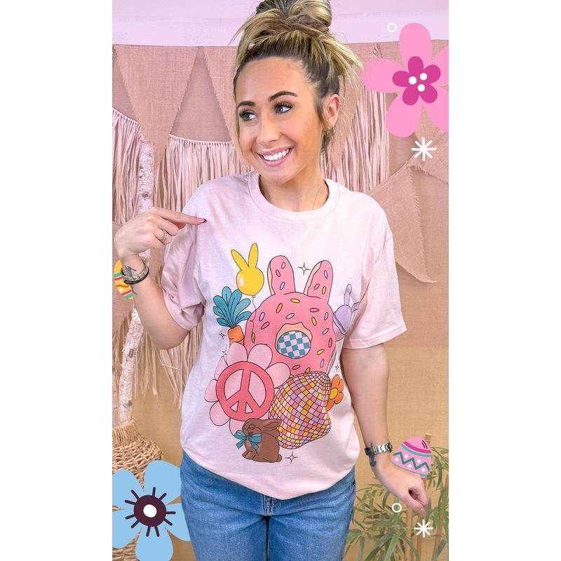 Retro Easter Vibes Graphic T-Shirt Hoodie Sweatshirt | PrintMintTees.com