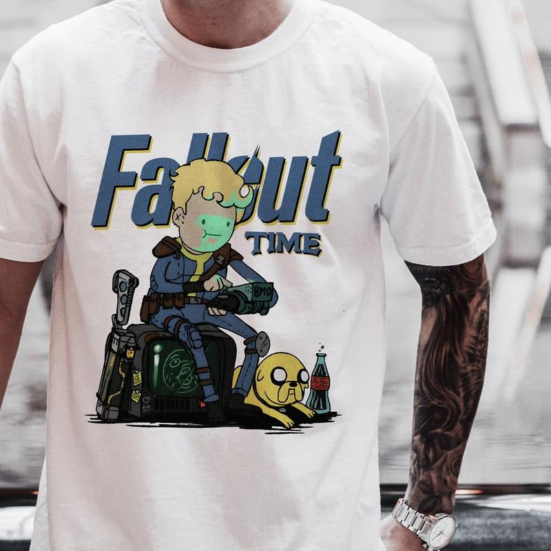 Retro Fallout Time Vintage Shirt, Fallout Inspired Fallout Time Tee, Unisex Classic Cotton Fallout Game Shirt Hoodie...