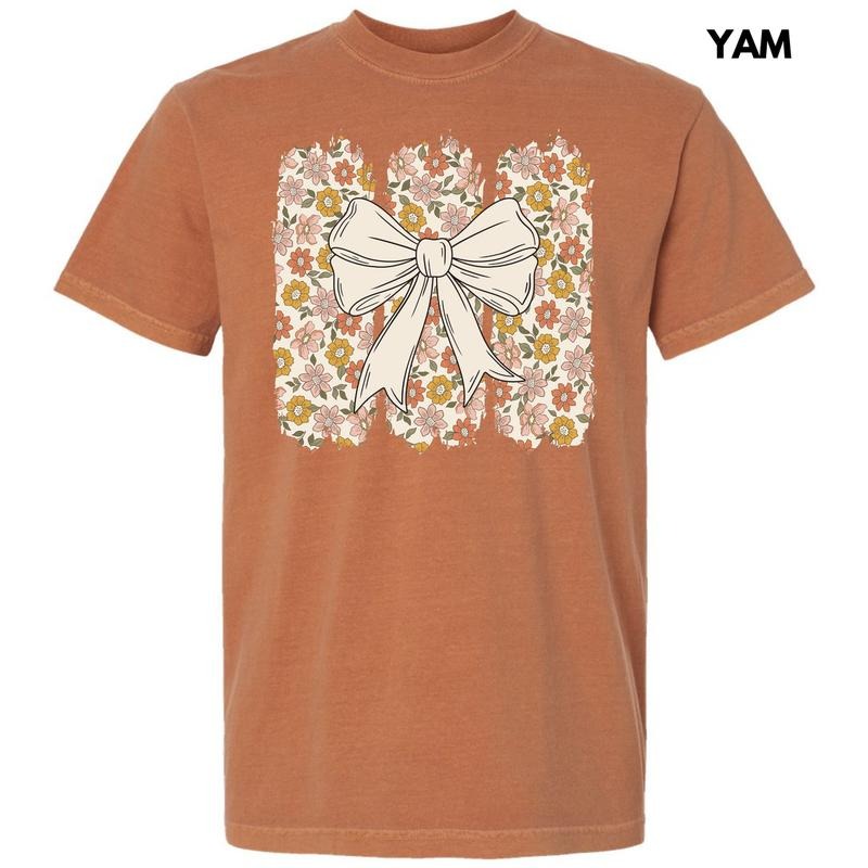 Retro Flower Bow Colors T-Shirt 'NLB' Hoodie Sweatshirt | PrintMintTees.com