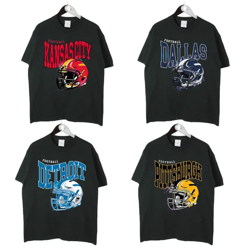 Retro Football All Team T-Shirts, Vintage Sportswear Collection, Football Shirt, Football Fan Gift sport graphic Hoodie...