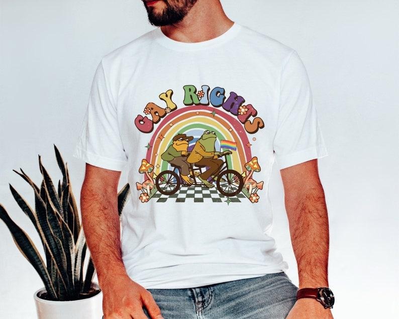 Retro Frog Shirt,Pride Shirt,Gay Pride Shirt,Retro Frog Pride Shirt,LGBTQ+ Tshirt,Gay Rights Hoodie, T-shirt and sweater...