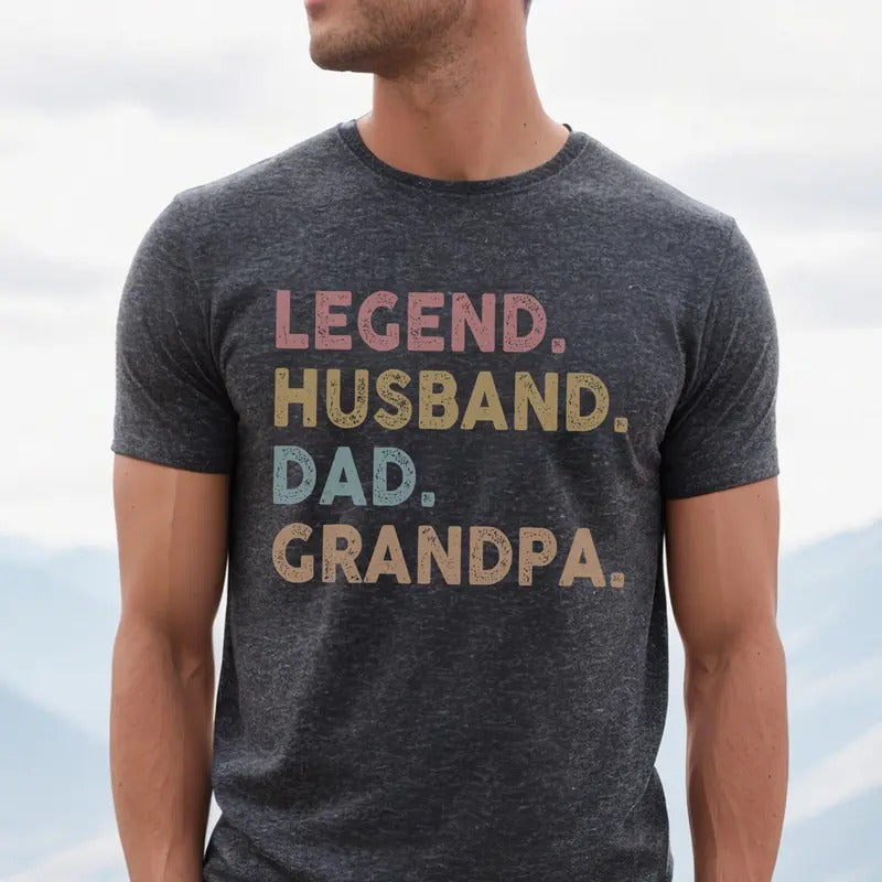 Retro Grandpa T-shirt, Fathers Day Gift, Grandpa Gift from Daughter, Gift for Dad Hoodie, Sweatshirt | PrintMintTees.com