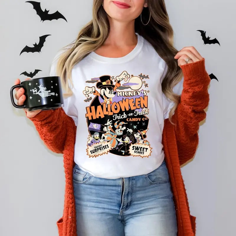 Retro Halloween Trick Or Treat Shirt, Vintage Halloween Shirt, Not So Scary Shirt Hoodie Sweatshirt | PrintMintTees.com