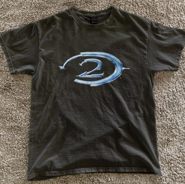 Retro Halo 2 T-Shirt, Gaming Tee, Gifts Shirt, Unisex Vintage Graphic Tees Gothic Grunge Y2k Emo Scene Amity Affliction...
