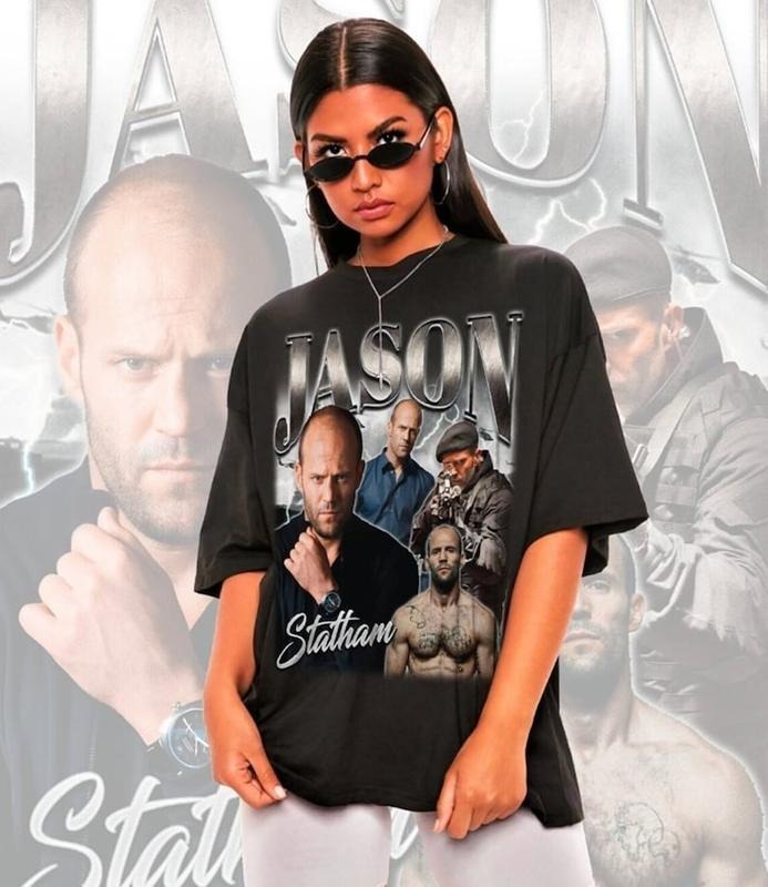Retro Jason Statham Shirt sweatshirt hoodie Unisex | PrintMintTees.com